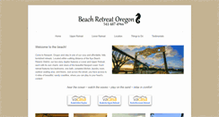 Desktop Screenshot of beachretreatoregon.com